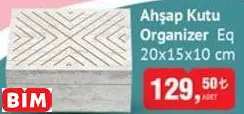 EQ AHŞAP KUTU ORGANİZER